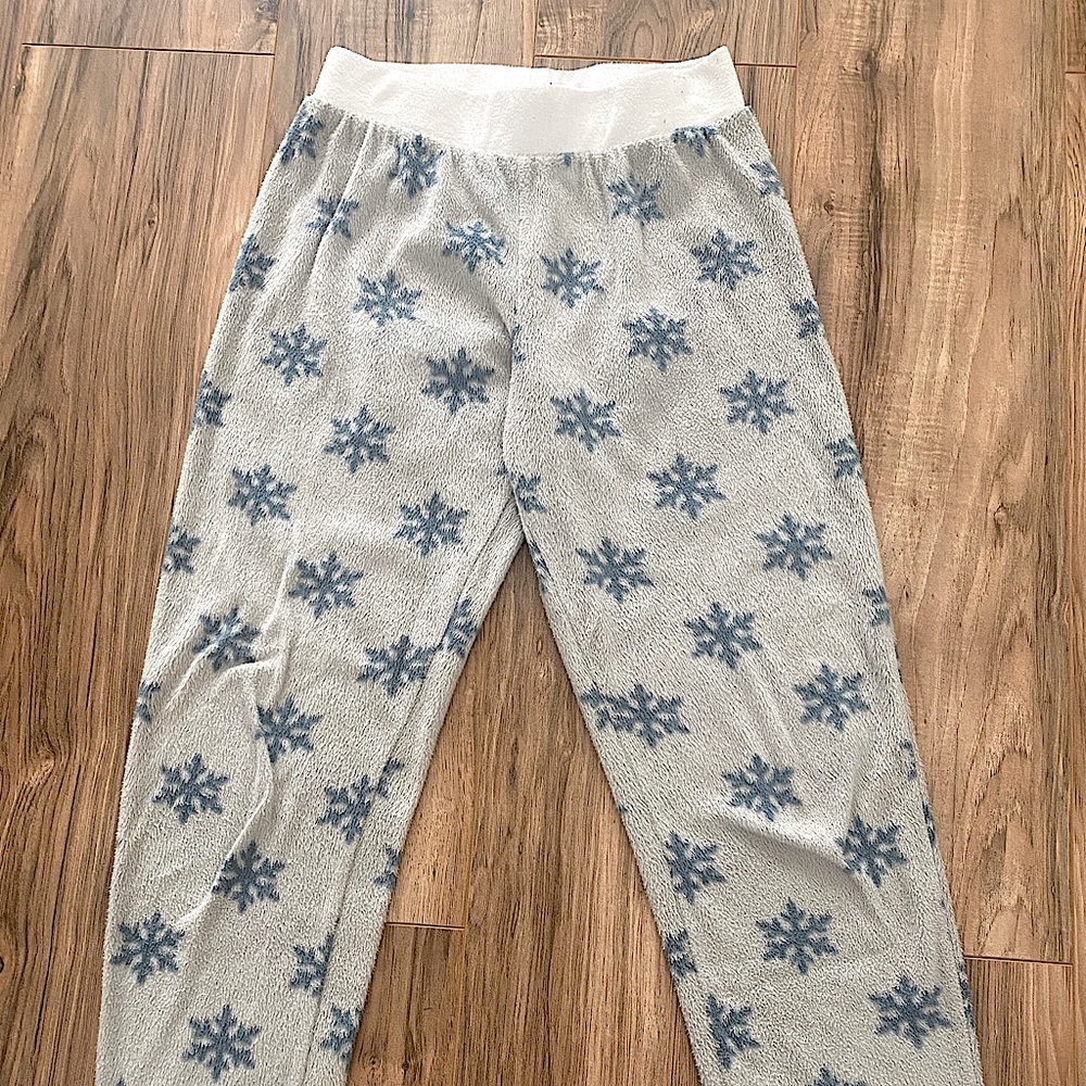 Fuzzy pajama pants